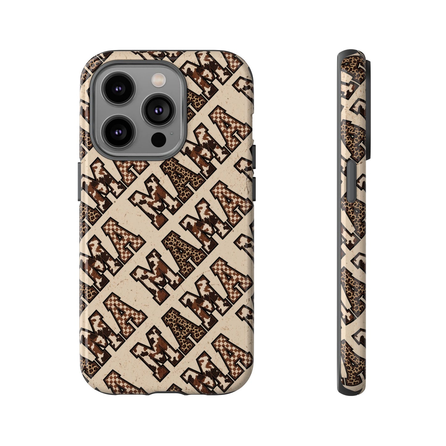 Grunge Cowhide Mama Tough Case