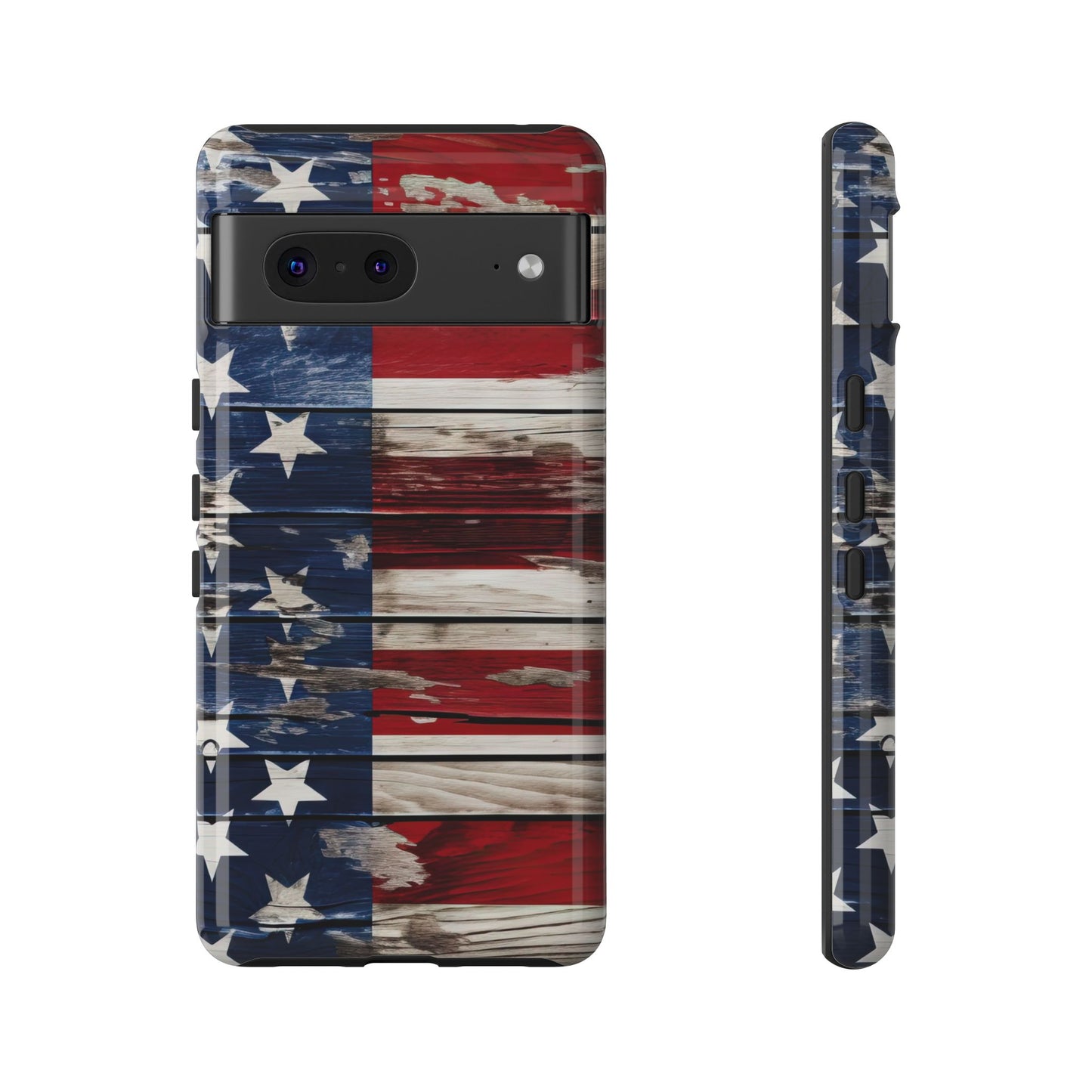 Wood Stars Stripes Tough Case