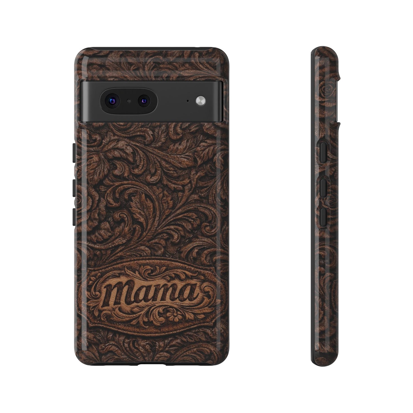 Carved Floral Mama Tough Case