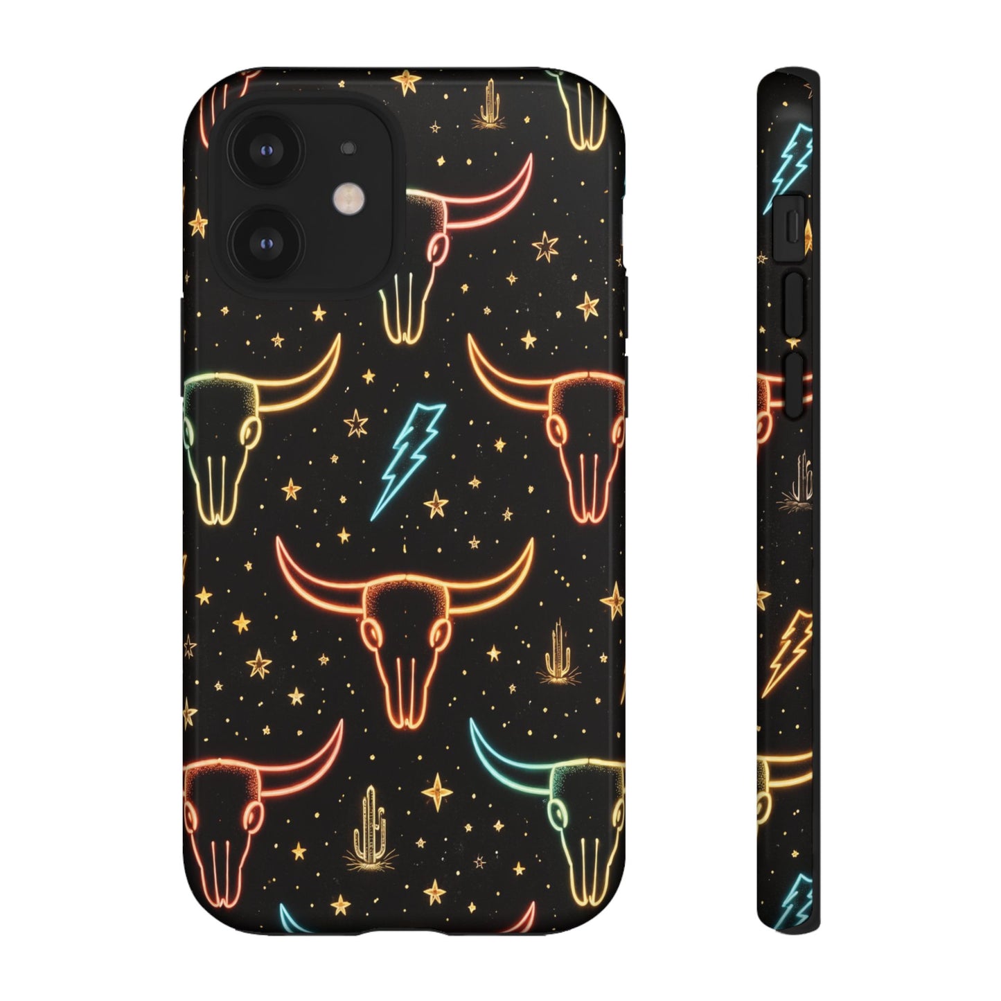 Neon Longhorns Tough Case
