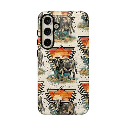 Retro Longhorn Tough Case