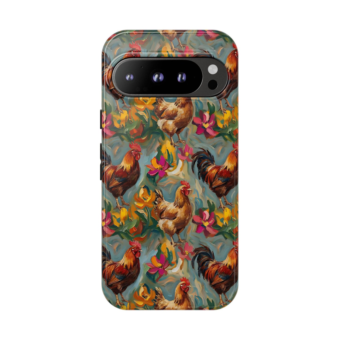 Painted Chickens Tough Case
