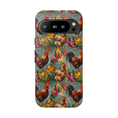 Painted Chickens Tough Case