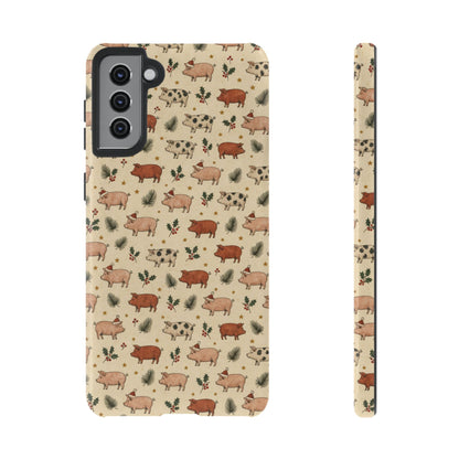 Santa Pigs Tough Case
