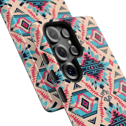 Pink Blue Aztec Phone Case