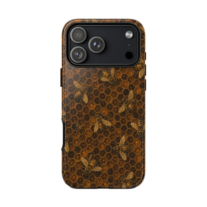 Golden Honeycomb Tough Case