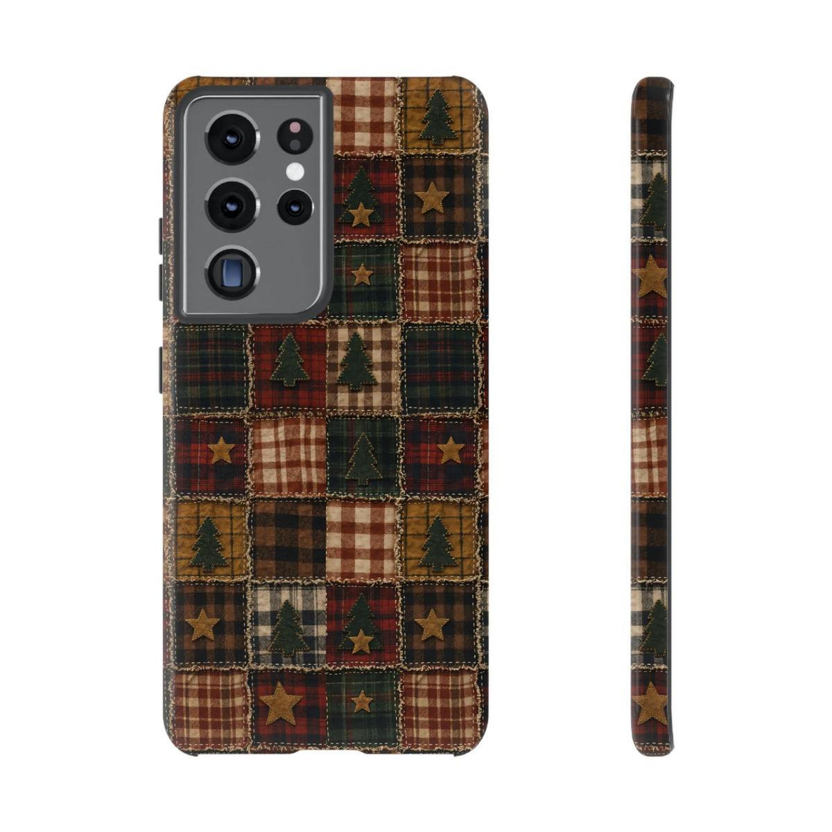 Christmas Rag Quilt Tough Case