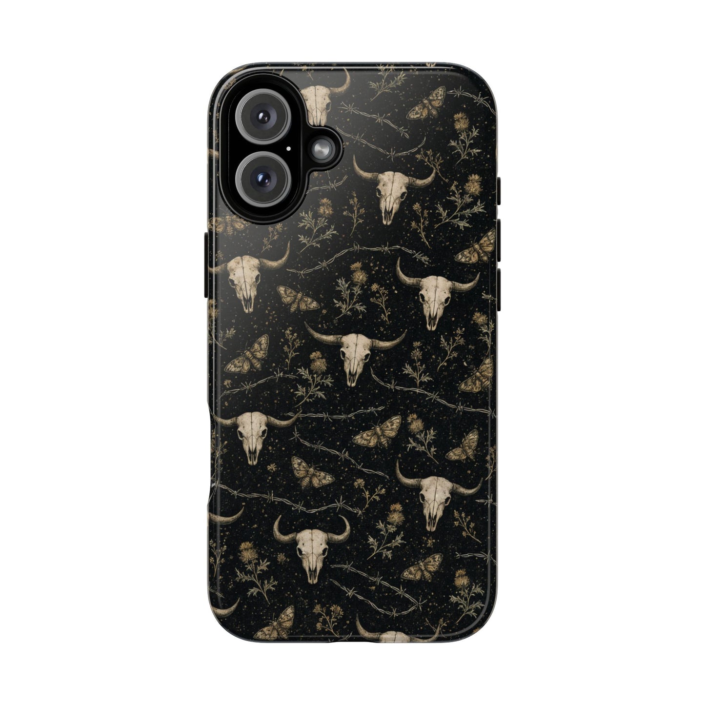 Bull Skull Barbwire Tough Case