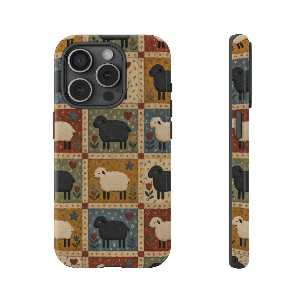 Sheep Quilt Tough Case