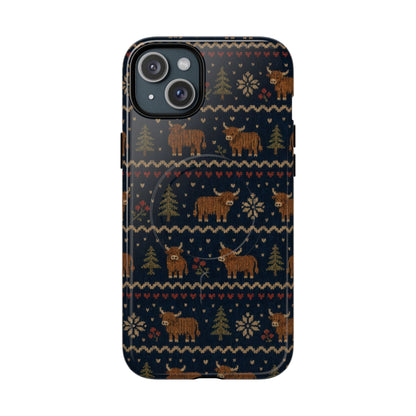 Highland Cow Sweater Magnetic Case