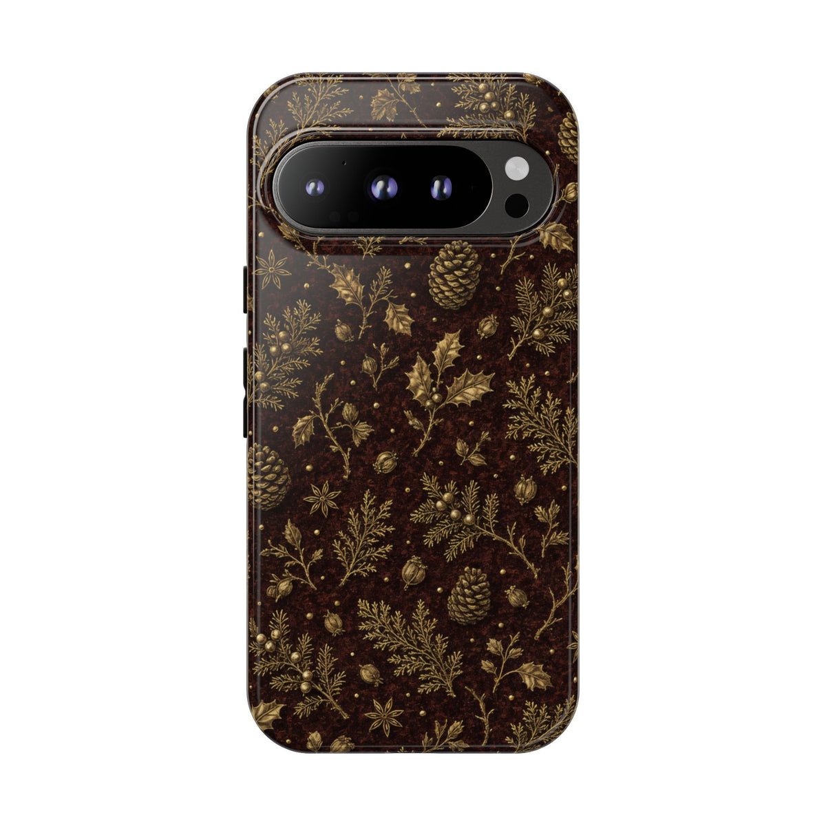 Brass Winter Botanicals Tough Case