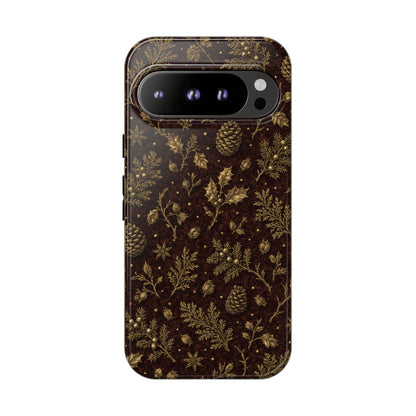 Brass Winter Botanicals Tough Case