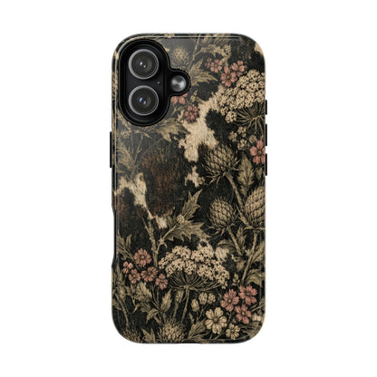 Cowhide Thistle Magnetic Case