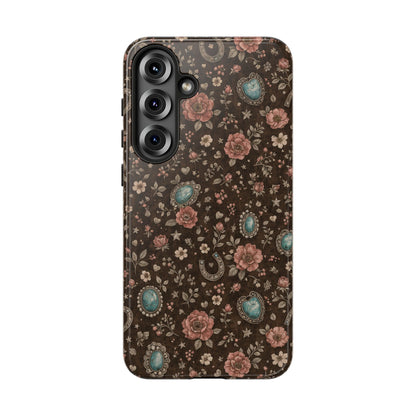 Turquoise Roses Tough Case