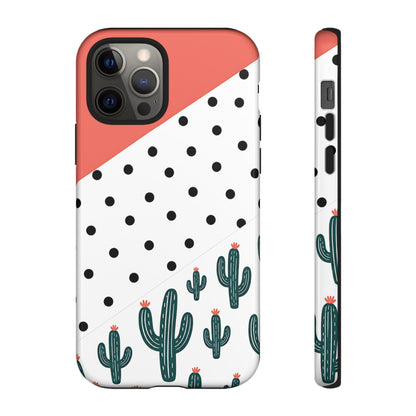 Polka Dot Cactus Tough Case