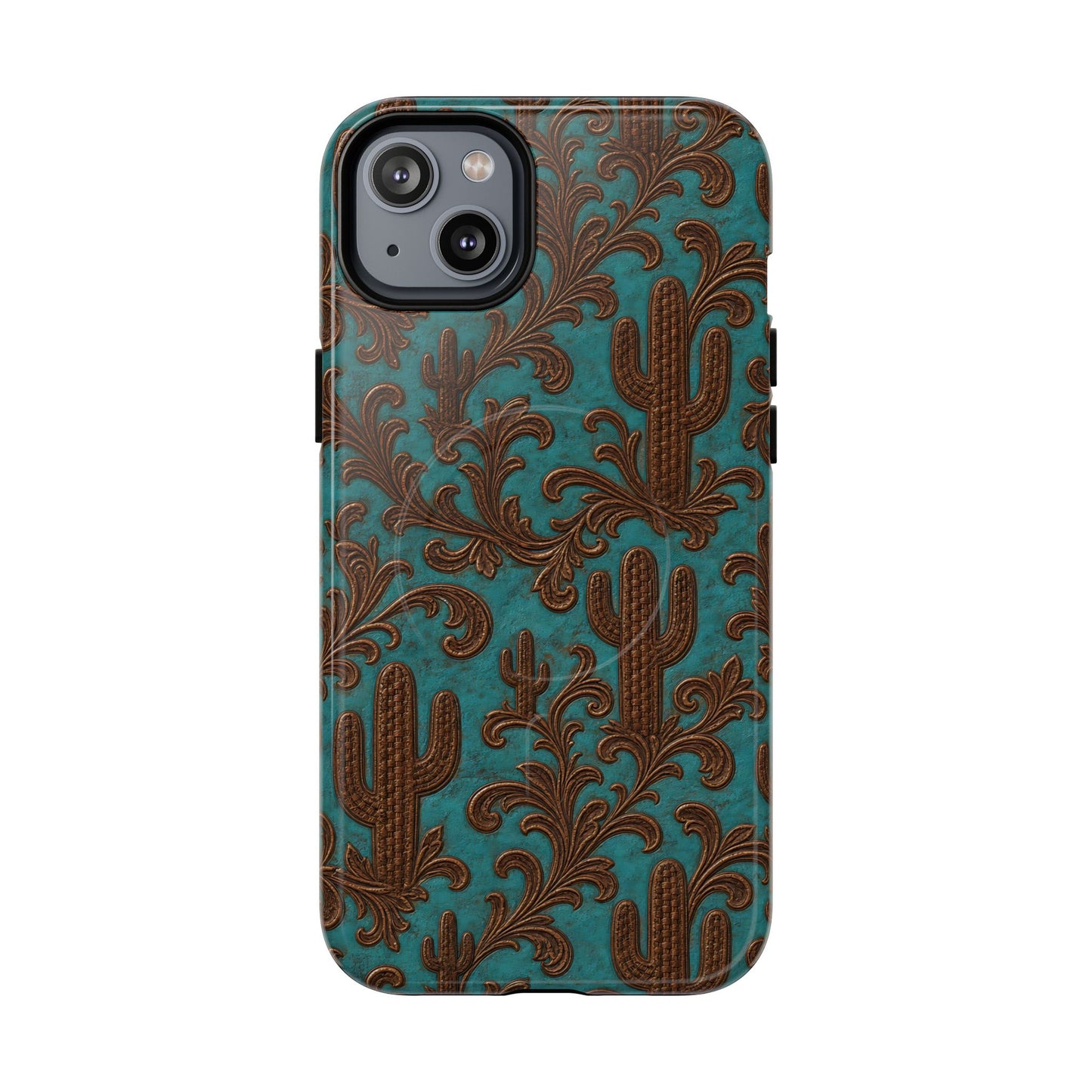 Cactus + Scrolls Magnetic Case