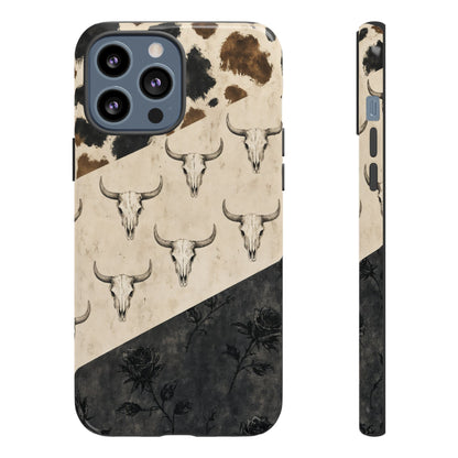 Bull Skull Rose Tough Case
