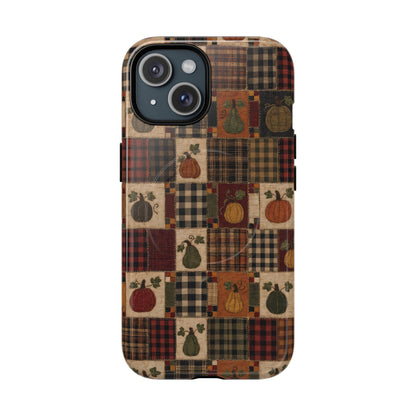 Plaid Pumpkin Magnetic Case
