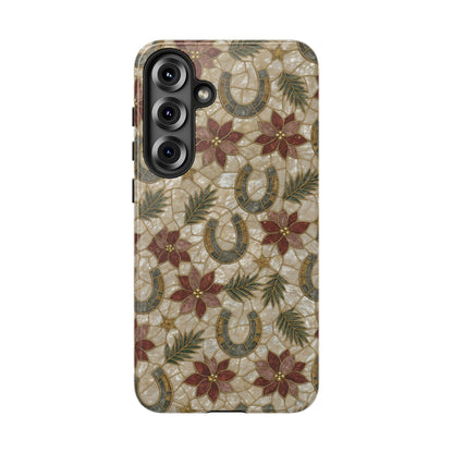 Pearl Horseshoe Poinsettia Tough Case