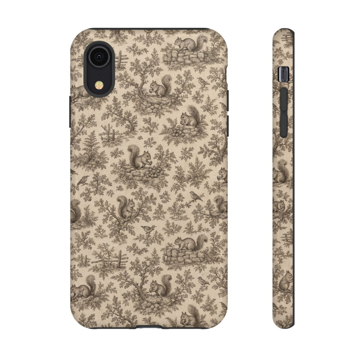 Squirrel Toile Tough Case