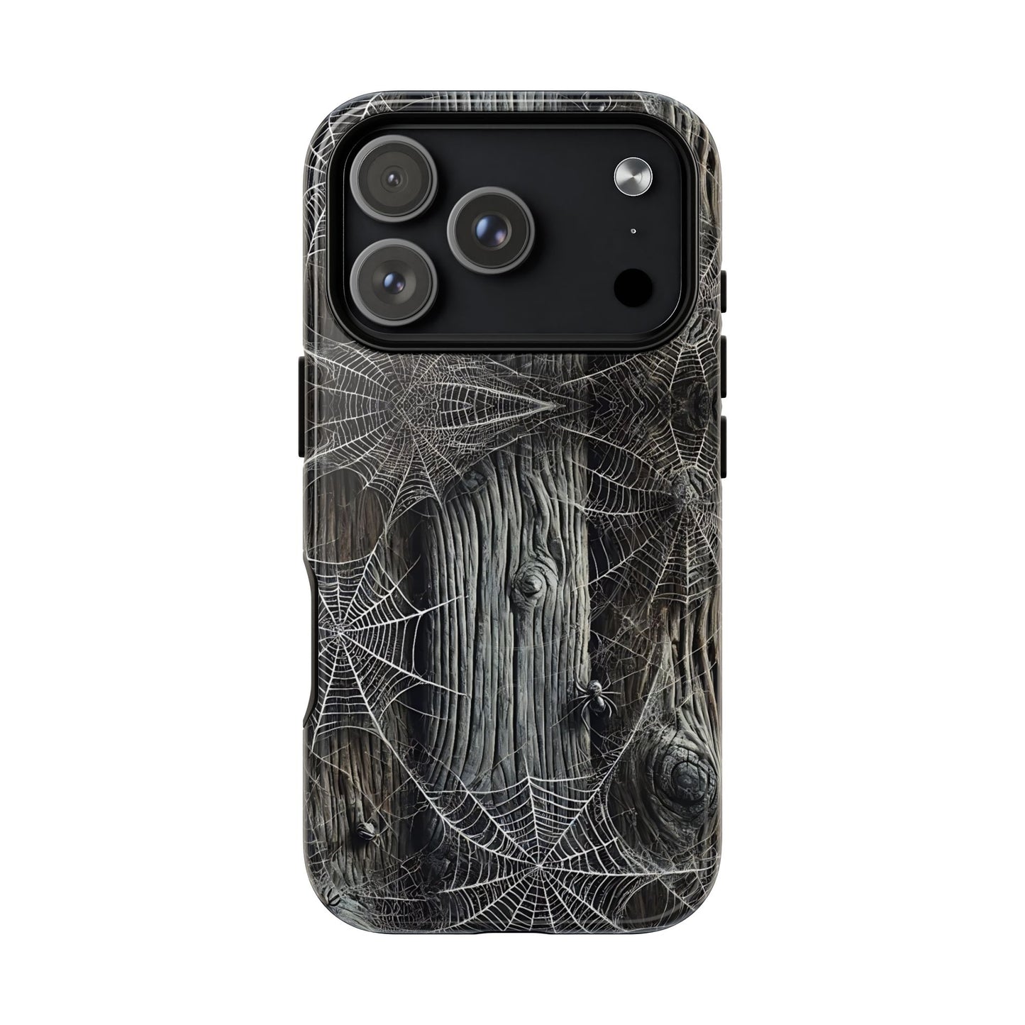 Spiderwebs Barnwood Magnetic Case
