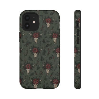 Inked Christmas Skull Tough Case