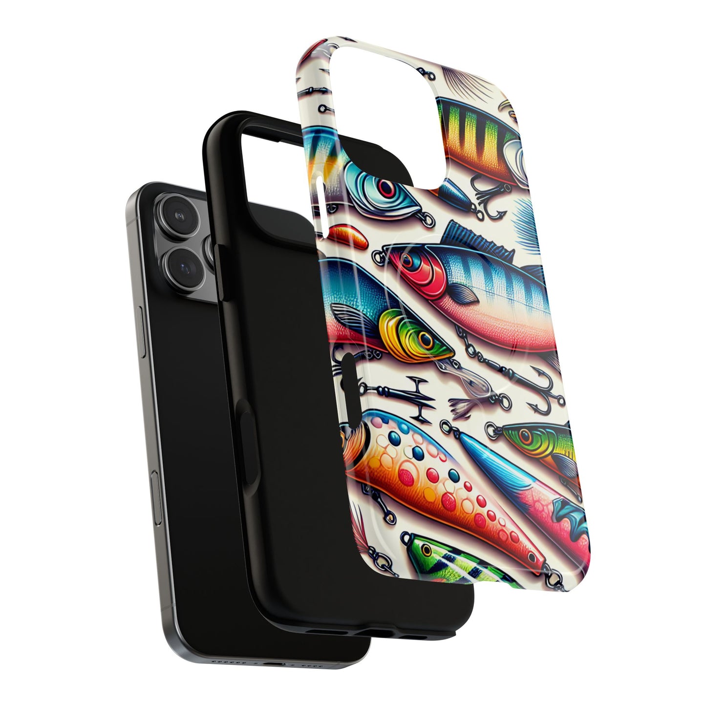 Colorful Fishing Lures Magnetic Case