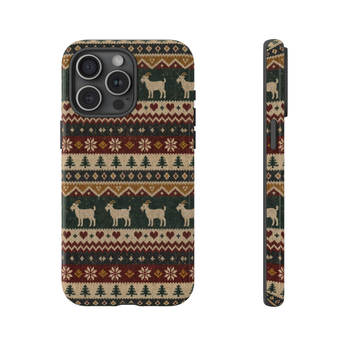 Fair Isle Goats Tough Case