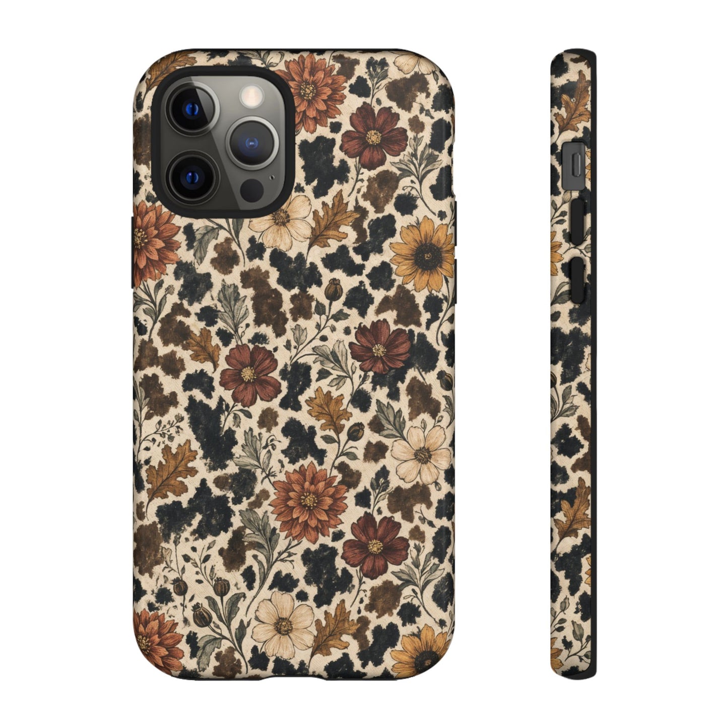Autumn Cowhide Bloom Tough Case