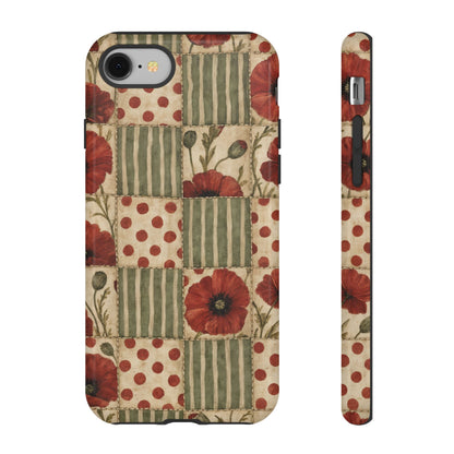 Poppy Patchwork Tough Case