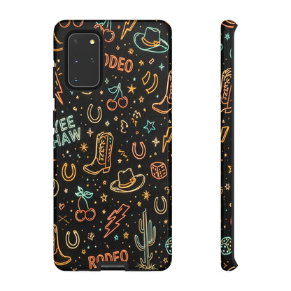 Retro Neon Rodeo Tough Case