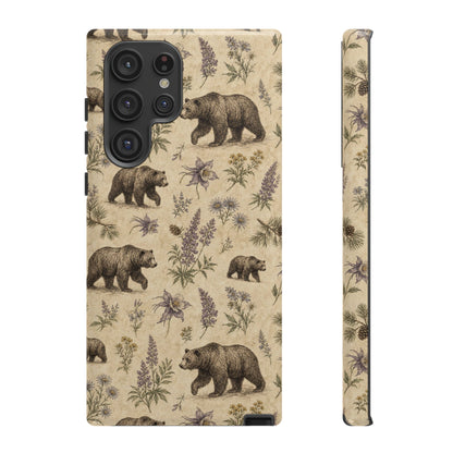 Floral Bear Tough Case