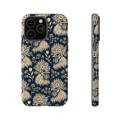Floral Rooster Tough Case