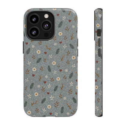 Antler Daisies Snow Tough Case