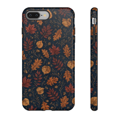 Navy Oak Leaf Tough Case