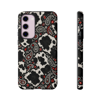 Paisley Cowhide Tough Case