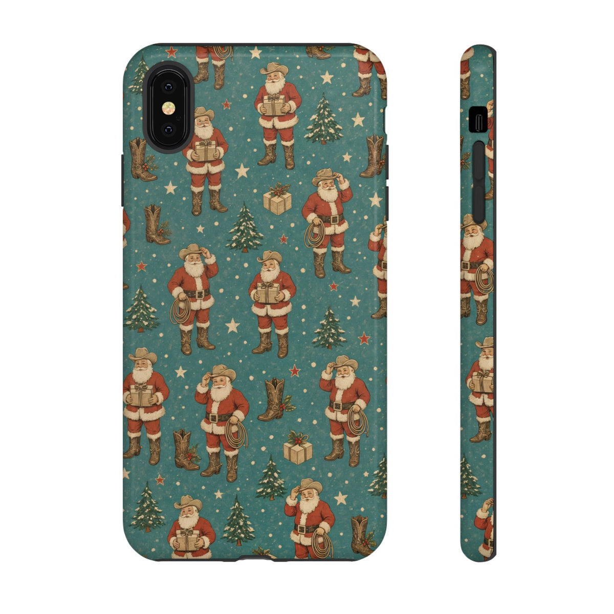 Retro Cowboy Santa Tough Case