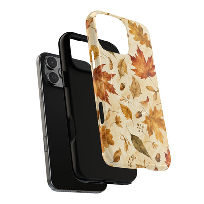 Golden Leaves Magnetic Case