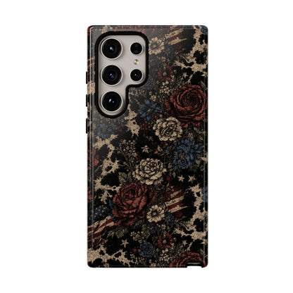 USA Cowhide Bloom Tough Case