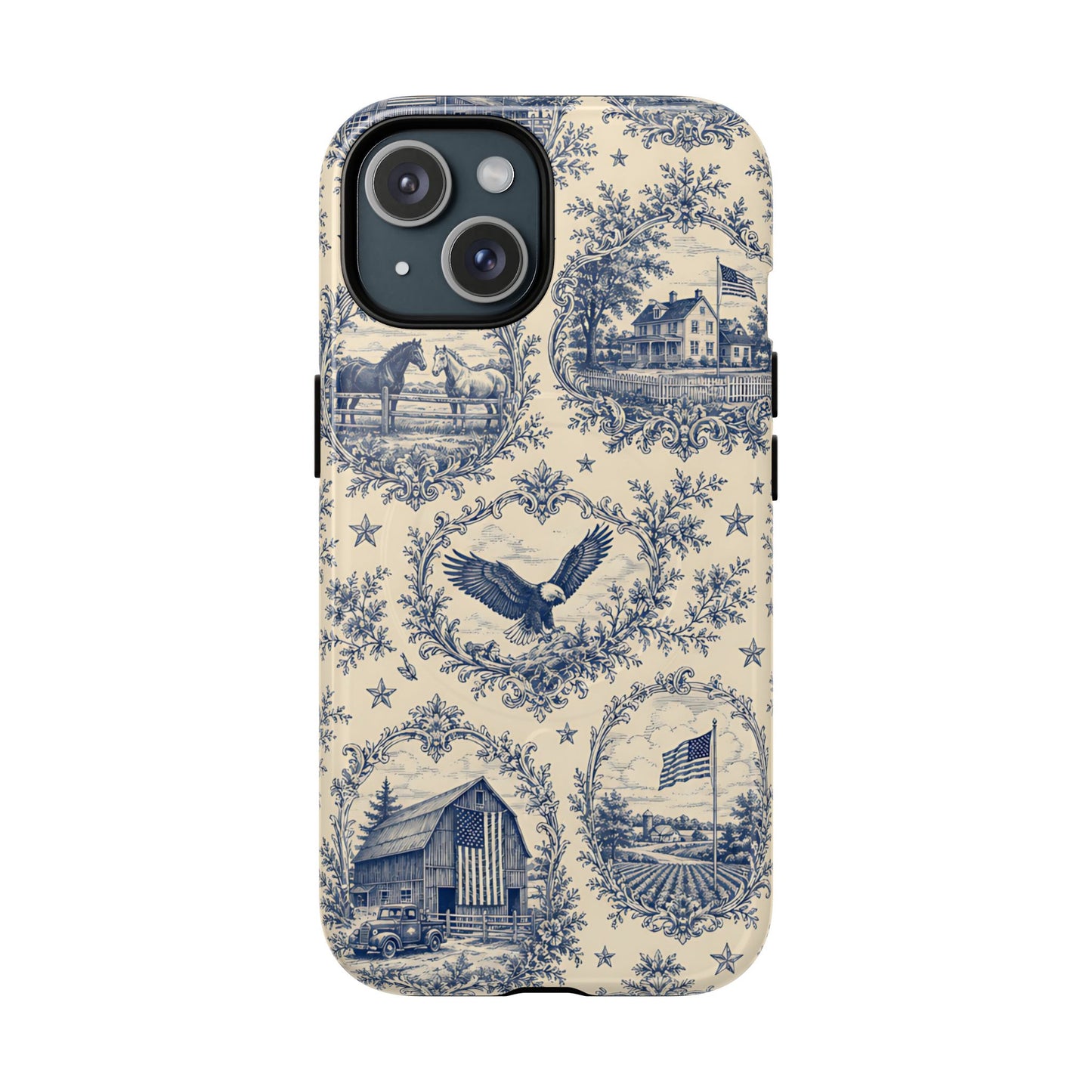 USA Toile Magnetic Case