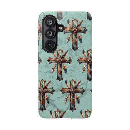 Crosses And Feathers Tough Case