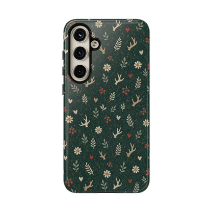 Antler Daisies Evergreen Tough Case