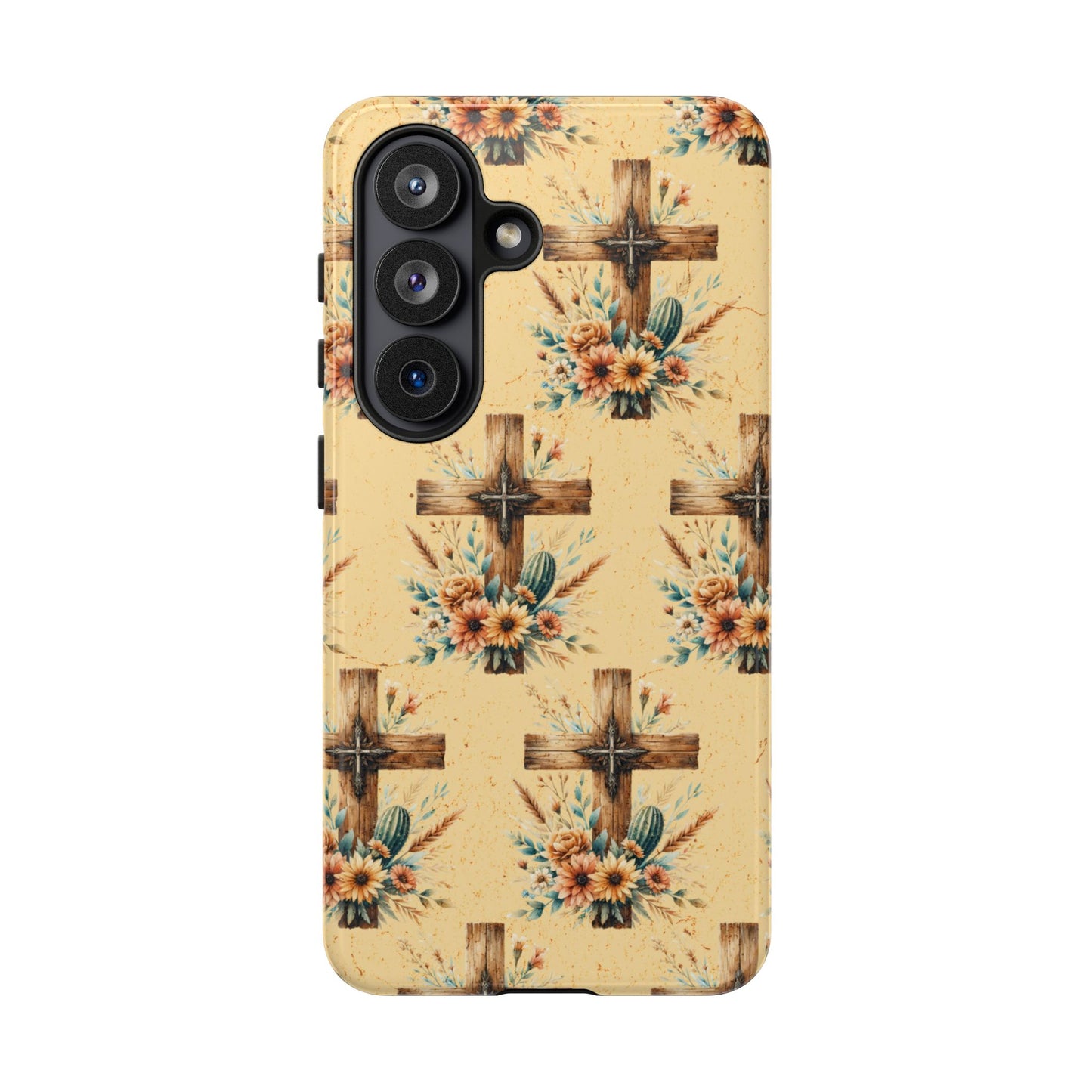 Floral Crosses Tough Case
