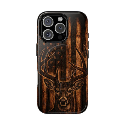 Carved Buck Magnetic Case