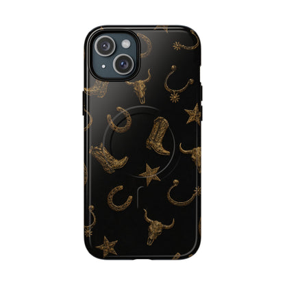 Black Gold Magnetic Case