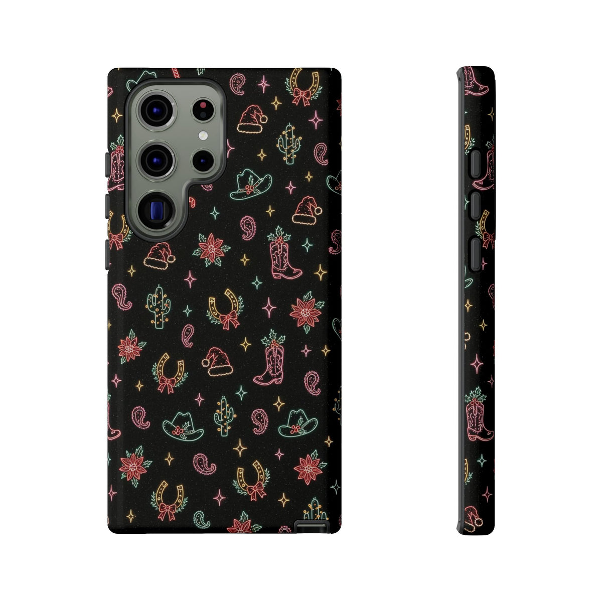 Neon Holiday Doodles Tough Case