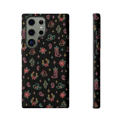 Neon Holiday Doodles Tough Case