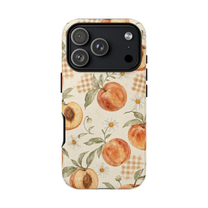 Peachy Gingham Tough Case