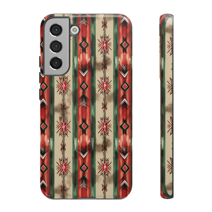 Christmas Aztec Stripes Tough Case