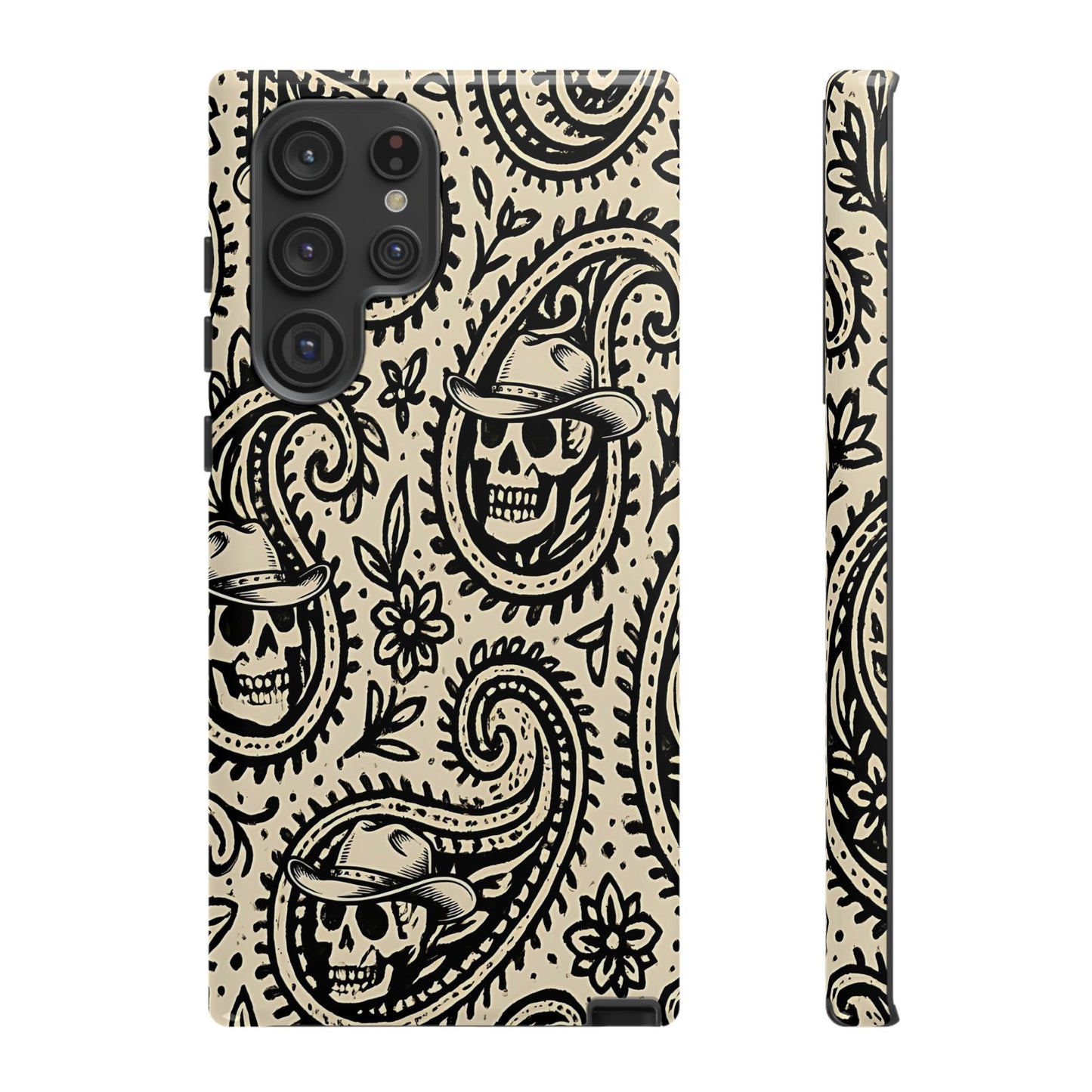 Cowboy Skull Paisley Tough Case